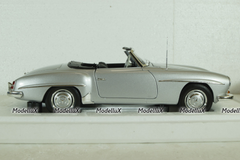 Mercedes 190SL W121 1955 Silver, 100037031, Minichamps 1:18 