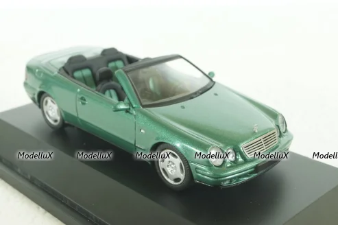Mercedes CLK 230 Cabriolet (A208), 1998, green, Schuco 1:43