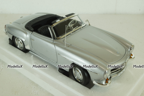 Mercedes 190SL W121 1955 Silver, 100037031, Minichamps 1:18 