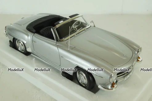 Mercedes 190SL W121 1955 Silver, 100037031, Minichamps 1:18 