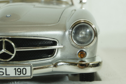 Mercedes 190SL W121 1955 Silver, 100037031, Minichamps 1:18 