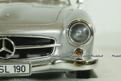 Mercedes 190SL W121 1955 Silver, 100037031, Minichamps 1:18 