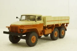 Урал-377 борт, оранжевый/бежевый, АвтоИстория 1:43