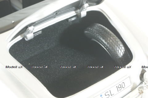 Mercedes 190SL W121 1955 Silver, 100037031, Minichamps 1:18 