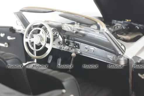 Mercedes 190SL W121 1955 Silver, 100037031, Minichamps 1:18 