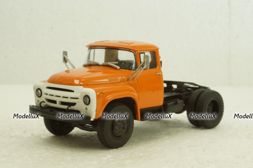 Зил-130В1 тягач, оранжевый, АвтоИстория 1:43