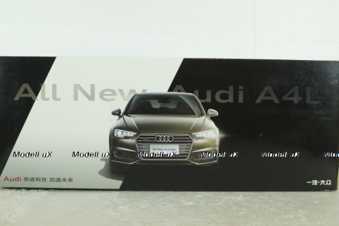 Audi A4L B9  2017, S-Line, silver,  Paudi 1:18