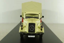 Mercedes L 6600 with trailer, beige, 03019, Schuco 1:43