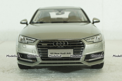 Audi A4L B9  2017, S-Line, silver,  Paudi 1:18