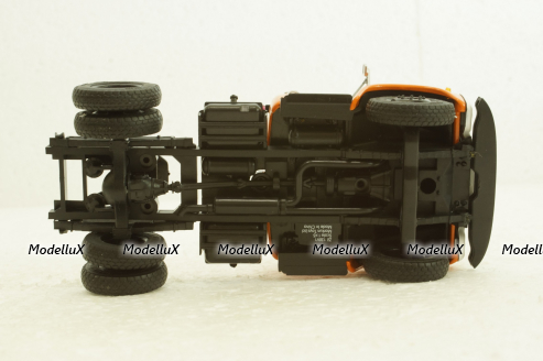 Зил-130В1 тягач, оранжевый, АвтоИстория 1:43
