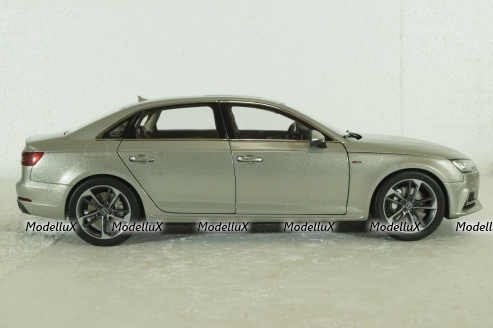 Audi A4L B9  2017, S-Line, silver,  Paudi 1:18