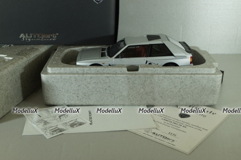 Lancia Delta S4 Stradale 1985, silver, 74772, AutoArt, 1:18