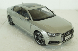 Audi A4L B9  2017, S-Line, silver,  Paudi 1:18