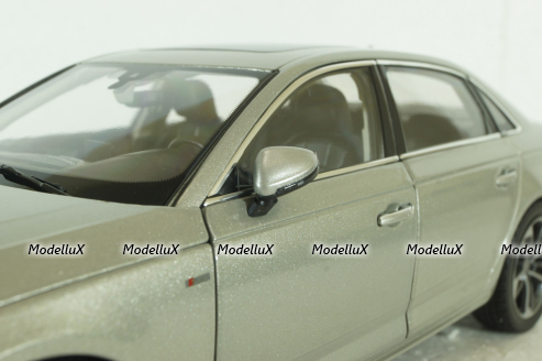 Audi A4L B9  2017, S-Line, silver,  Paudi 1:18