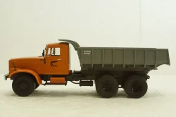 Краз-256Б1 самосвал оранжевый/серый 1966, АвтоИстория 1:43