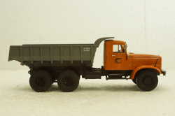 Краз-256Б1 самосвал оранжевый/серый, АвтоИстория 1:43