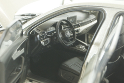 Audi A4L B9  2017, S-Line, silver,  Paudi 1:18