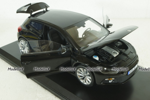Volkswagen Scirocco III, 2008, black, 188471, Norev 1:18
