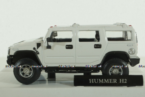 Hummer H2, белый, Cararama 1:43
