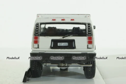 Hummer H2, белый, Cararama 1:43
