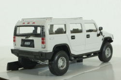 Hummer H2, белый, Cararama 1:43