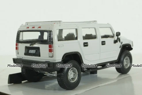 Hummer H2, белый, Cararama 1:43