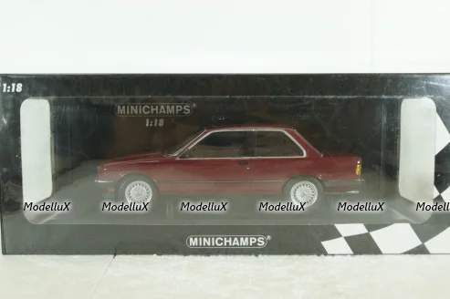 BMW 323I (E30), red, 1982, 155026008, Minichamps 1:18