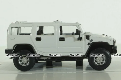 Hummer H2, белый, Cararama 1:43