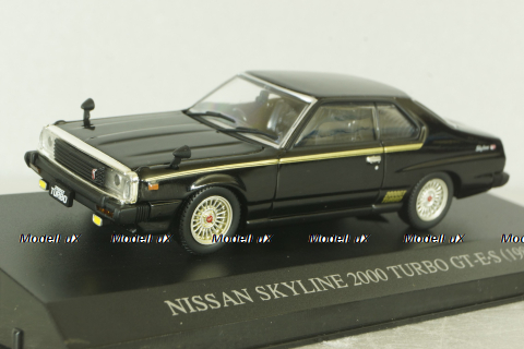 Nissan Skyline 2000 Turbo GT-E-S (KHGC211) 1980, black, 14110bk, Dism 1:43