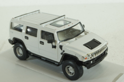 Hummer H2, белый, Cararama 1:43