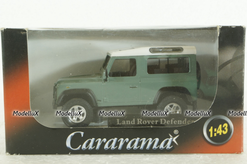 Land Rover Defender 90, green, Cararama 1:43