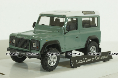 Land Rover Defender 90, green, Cararama 1:43