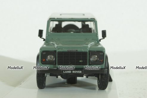 Land Rover Defender 90, green, Cararama 1:43