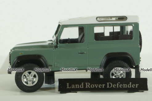 Land Rover Defender 90, green, Cararama 1:43