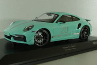 Porsche 911 (992) Turbo S with Sport Design Package 2021, green, 155069175, Minichamps 1:18