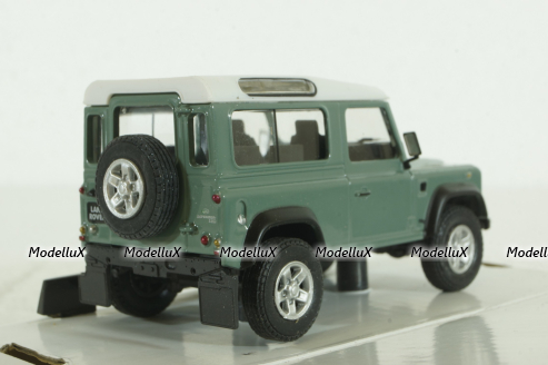Land Rover Defender 90, green, Cararama 1:43