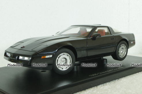 Chevrolet Corvette C4 1986 (black), 71242, AutoArt 1:18