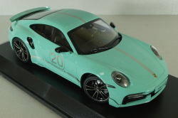 Porsche 911 (992) Turbo S with Sport Design Package 2021, green, 155069175, Minichamps 1:18