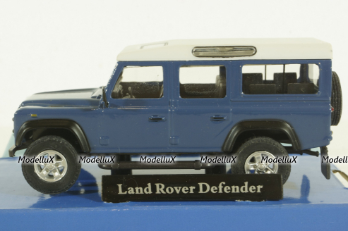 Land Rover Defender 110, blue, Cararama 1:43