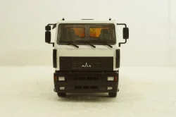 Маз-6516 8х4 самосвал, белый/желтый, АвтоИстория 1:43