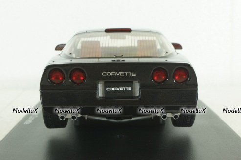 Chevrolet Corvette C4 1986 (black), 71242, AutoArt 1:18