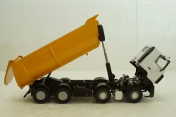 Маз-6516 8х4 самосвал, белый/желтый, АвтоИстория 1:43