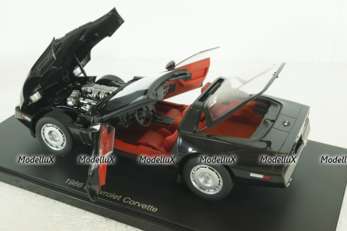 Chevrolet Corvette C4 1986 (black), 71242, AutoArt 1:18