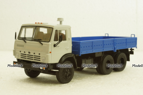 Камаз-5320 серый/синий, АвтоИстория 1:43