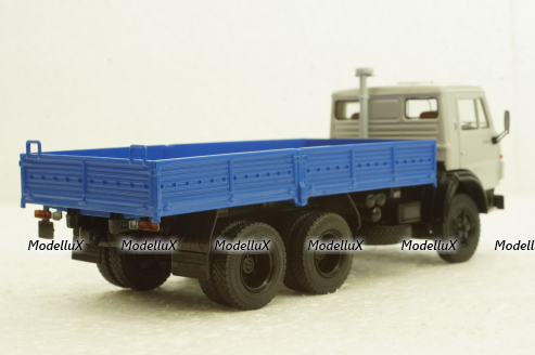 Камаз-5320 серый/синий, АвтоИстория 1:43