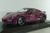 Porsche 911 (992) Turbo S Sport Design Paket, 2021, red, 155069172, Minichamps 1:18