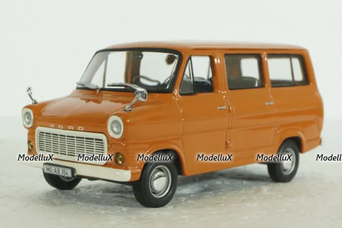 Ford Transit 1971 Bus, orange, 400082410, Minichamps 1:43