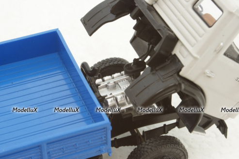 Камаз-5320 серый/синий, АвтоИстория 1:43