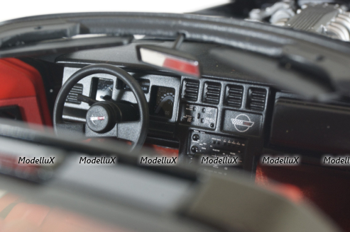 Chevrolet Corvette C4 1986 (black), 71242, AutoArt 1:18