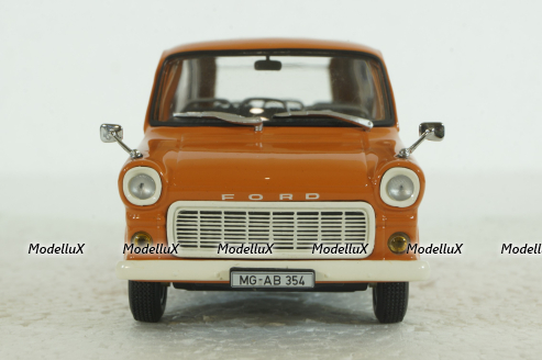 Ford Transit 1971 Bus, orange, 400082410, Minichamps 1:43